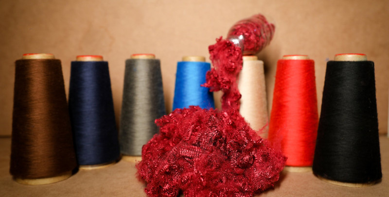 Recycled Polyester Yarn - Shree Renga Polymers - Manufacturers of Recycled  Polyester Fibre & Yarn
